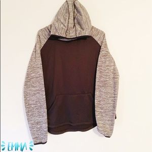Black & Grey, athletic light sweatshirt.